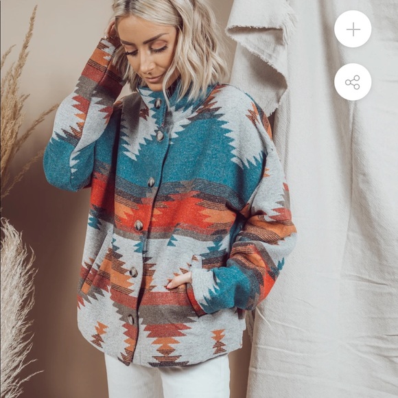 Nwt Shop Stevie Piper Aztec Jacket 